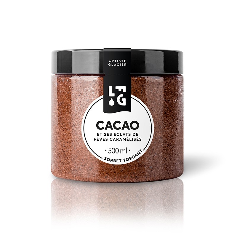 Sorbet artisanal au cacao