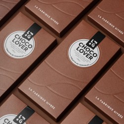 Tablette chocolat noir fourrée caramel