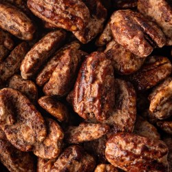 Noix de pécan caramélisées