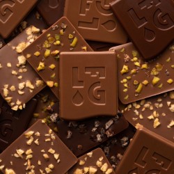 Mendiants chocolat pistache