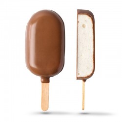 Guimauve vanille et chocolat au lait.
