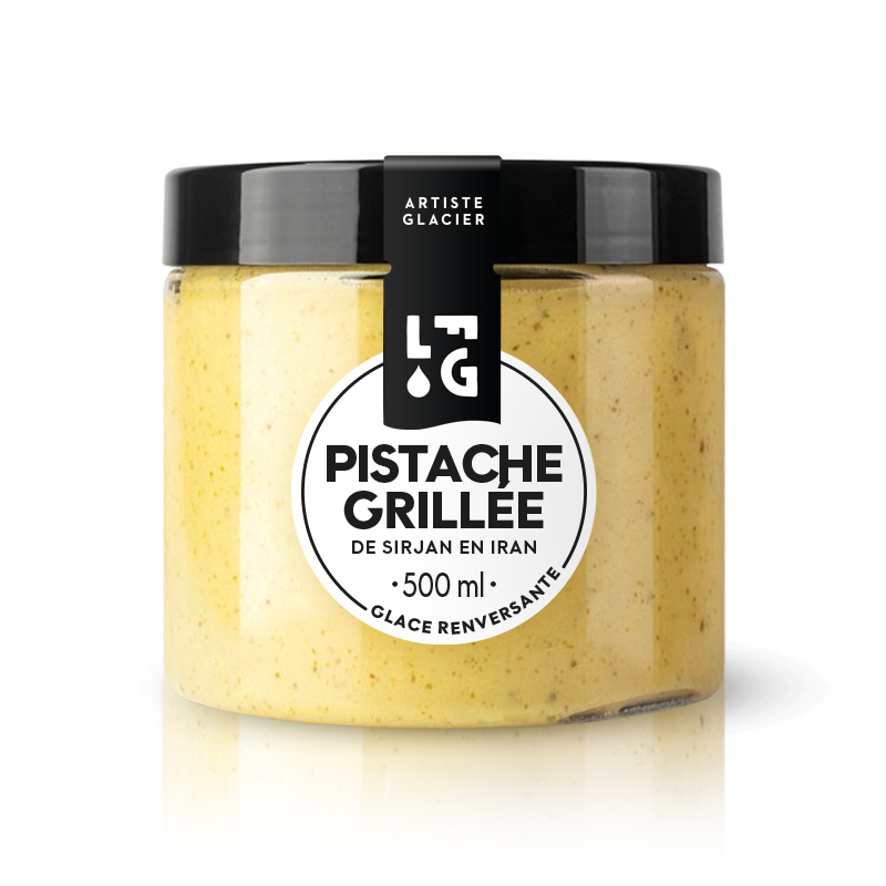 Glace artisanale à la pistache grillée