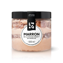 Glace artisanale aux marrons