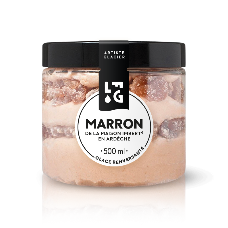 Glace artisanale aux marrons
