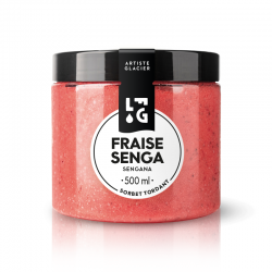 Sorbet artisanal fraise Senga Sengana