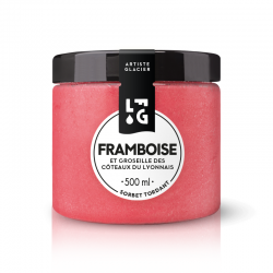 Sorbet artisanal à la framboise