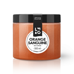 Sorbet artisanal Orange sanguine de Corse