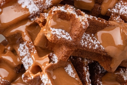 Nos gaufres et beignets, dans tous les salons de thé givrés