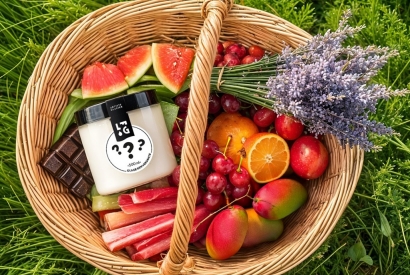 Parfums éphémères de juin 2025 :   glace Gianduja et combava, sorbet Rhubarbe rô