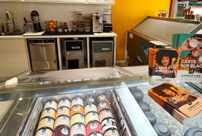 Nouvelle boutique de glaces à Ajaccio